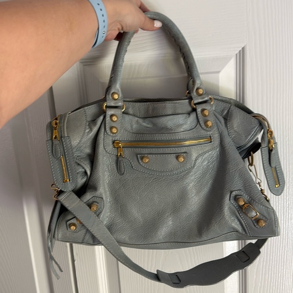 Balenciaga Le City Medium Leather Top Handle Bag - Picture 7 of 17